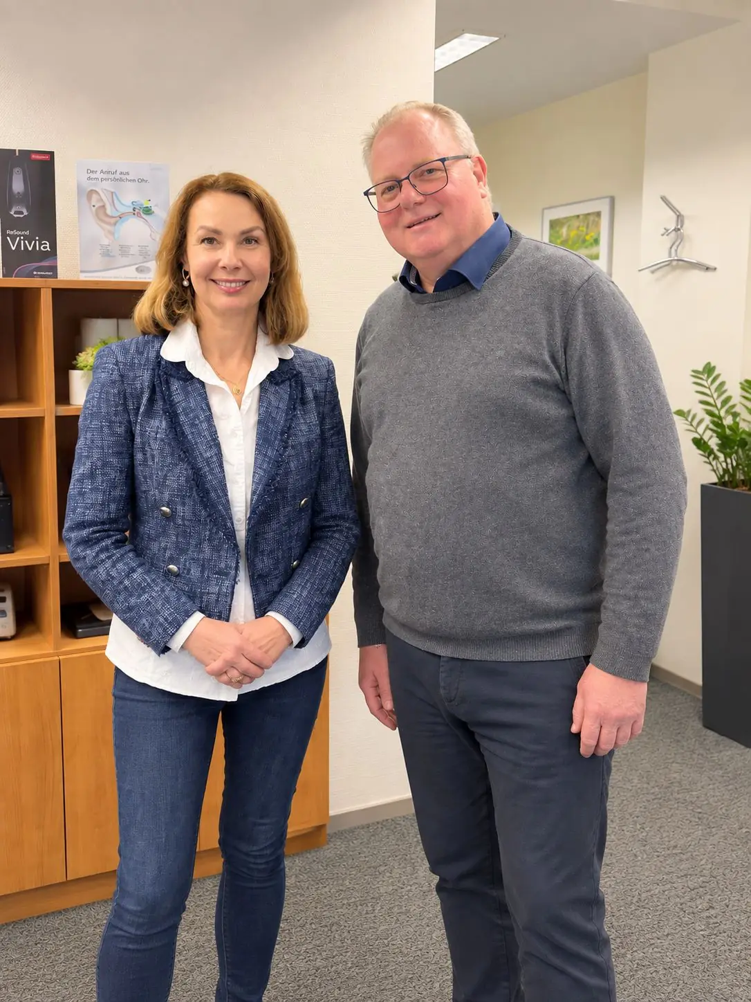 Hörgeräteakustikermeister Herbert Witte mit Team von Krefft Hörsysteme in Düsseldorf